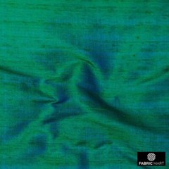 Peacock 100% Pure Silk Fabric By The Yard, 41 inches width Blue Silk Fabric