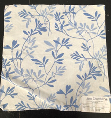 JANE CHURCHILL Vita in Blue 16 1/2 x 17″ Cotton Blend Fabric Sample