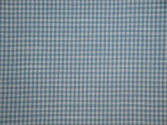 Diamond Textiles Light Blue Chambray Small Check Cotton Homespun Sewing Fabric