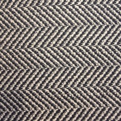 Home Decor Chenille Herringbone Fabric Black/White Chevron Houndstooth 54″ wide