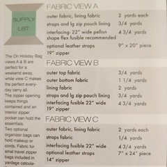 Tote Bag Patterns by Alexis Marcelle Abegg for Making 3 Bags Green Bee Kit