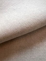 2.5 Yards -Luxury Wool / Cashmere Blend Fabric Remnant – Soft Beige Taupe