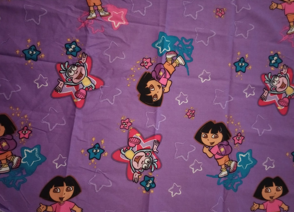 Dora boots nick jr fun fabric 17 x 13 inch 1pc