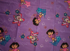 Dora boots nick jr fun fabric 17 x 13 inch 1pc