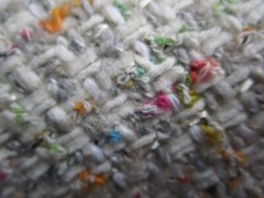 Beaux by Zinc Textiles 63″x57″W Calico Boucle Orange Pink Teal White Grey Green