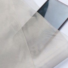 EMF Shielding Metal Fiber Fabric Anti Radiation RFID Block Sheer 100 Mesh Cloth