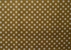 1/4 yard cotton fabric Needle Craft Just Dots camel 5mm dots quilting crafts sew