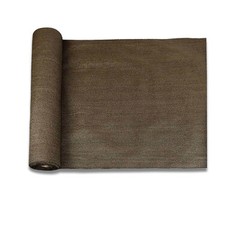 Brown 6ft Tall Fabric Roll Shade Cloth Fence Outdoor Windscreen Privacy Mesh