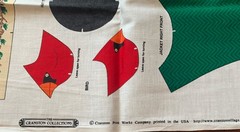 Jack Snow Snowman Cut Sew Fabric Craft Panel Cranston. New uncut