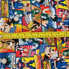 By the Fat quarter • Cotton Fabric (Oxford) My hero Academia / Anime fabric