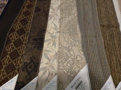 Lot Of 18 Upholstery Drapery Sample Fabric Neutral Colors Crafts Quilts 12″ X 26