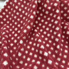 50*145cm Lamb Wool Jacquard Fabric for Winter Coats Pajamas Sofa DIY Sewing NEW