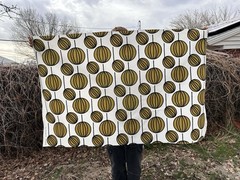 Vintage Retro IKEA Fabric-Linda Svennson 2005-Thick Cotton-sold by Yard-58” Wide