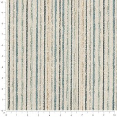 Claudia Aegean Aqua Stripe Woven Pattern Upholstery Fabric by the Yard