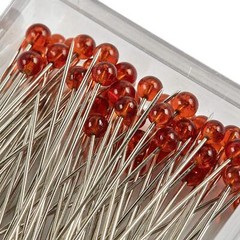 Silver Sharp Quilting Pins 100 Pack Fine Tip 48mm Perfect for Fabric Projects