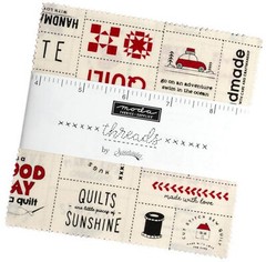 Threads Moda Charm Pack 42 100% Cotton 5″ Precut Fabric Squares