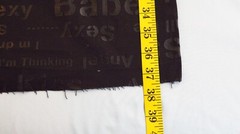 Cotton Blend Fabric Stretchy Graphic Print Canvas Black Shades 36″ in x 50″ in