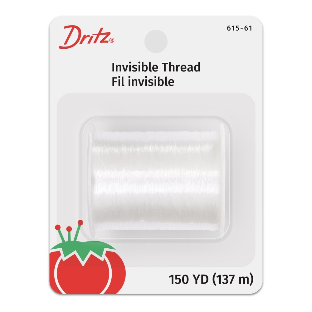 Dritz Invisible Thread, 150 Yards – Clear Thread Blends 150-Yards,