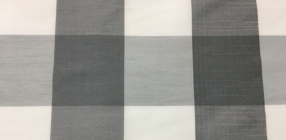 Fabric Buffalo Check Faux Silk Fabric 54″ Wide for Home Decor, many colors