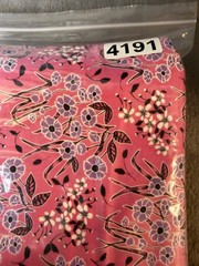 Fabric Lot 5 Yds 20 Ins 42 W “Homestead” Floral Juliana Horner Fabric Traditions