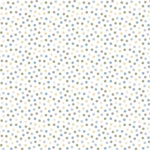 Guess How Much I Love You ’24 By Clothworks – Light Denim Dots #4249-87