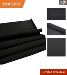 Waterproof Canvas Marine Fabric 600 Denier Black – 1 Yard UV Protection