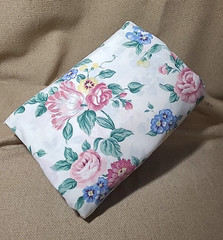 Springmaid * Floral Flat Sheet * OUEEN * preowned