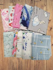 Assorted Alice in Wonderland Flat Fold Assortment 40 Yard Bundle Cotton Fabric