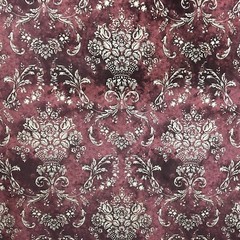 Velvet Damask Fabric, 54″ Wide, for Upholstery Chair Window Craft – Sold by Yard