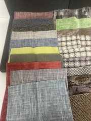 Fabric Samples Square Jab, Chivasso, Carlucci Lot of 90 PC Multi Color Design