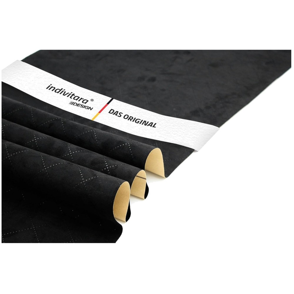 Soft Touch Microfiber Suede for Car Interior – Black Diamond