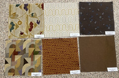 Glant Fabric lot of 42 Large Squares Scrapbooking Crafts 12×12