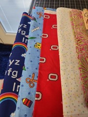 Bundle Lot Of 16 Fabrics All 1/2 Yard some over a yard 100 cotton quilting sewin