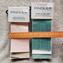 Pindler and Pindler Simple Solids and Hemingway Fabric Sample Books 77pcs