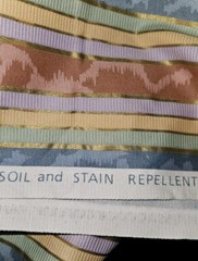 Boussac of France for Kenmill Vintage Fabric 100% Striped Cotton 3.5 Yards