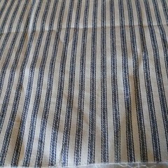 Navy/Cream Cotton Canvas Fabric BrotherSister Design 1.5yds 2019