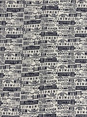 Vintage Fabric BUM Equipment Sewing Crafts Canvas Material (C2) 36″X60″