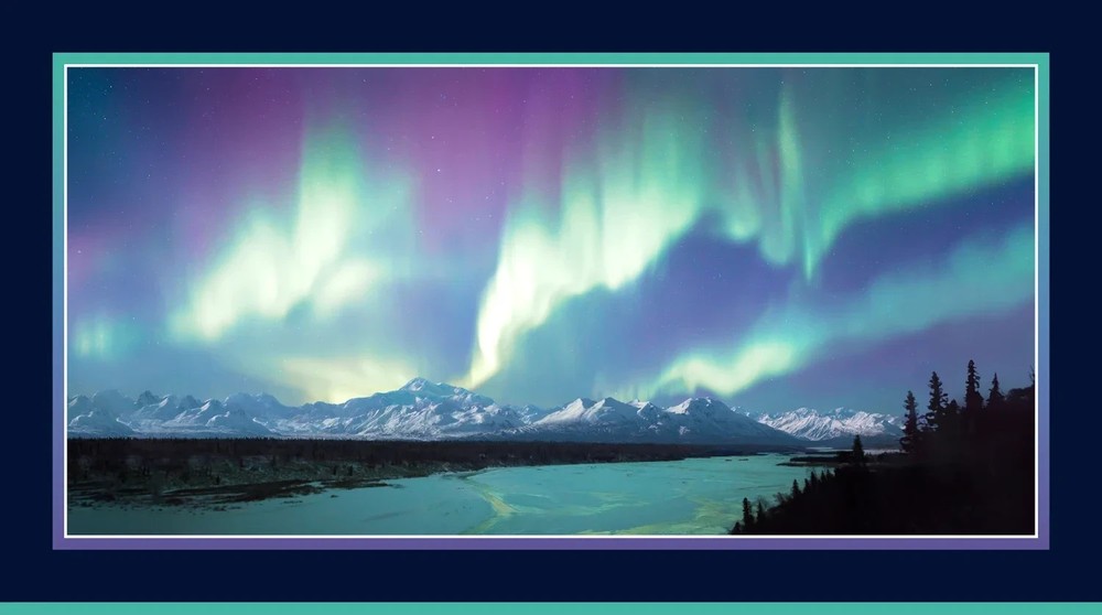 P&B Textiles Aurora’s Passage APAS6431 PA River of Light 24″ Panel Cotton