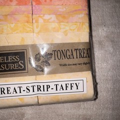 Timeless Treasures Tonga Treat Taffy Jelly Roll OOP 2.5” Strip Pack 40 Precuts