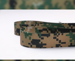 Digital Camouflage Webbing Non-elastic Edging Strips Bag Strap f DIY 2.5cm Width