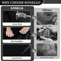 Konelia Black 3 Yard Faux Leather Fabric