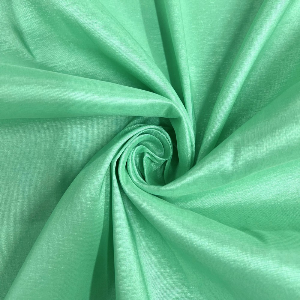 Irene PUCCI MINT Stretch Taffeta Fabric for Gowns, Bridal Wear, Home Decor, Lin