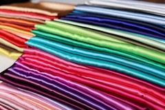 75 Colors Charmeuse Satin Fabric SWATCH 2×2