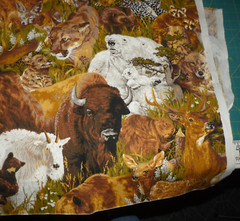 Vintage Woodland Upholstery Weight fabric by House ‘n Home approx 19″ x 45″