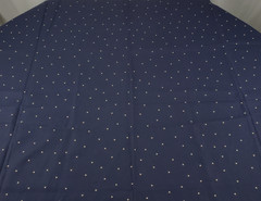 Daisy Kingdom Hearts Fabric 7150 Past & Presents Navy Blue 33 x 44