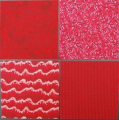 Merryvale Red on Red 26 6″ 100% Cotton Squares Quilt Craft Sew Fabric COR-121