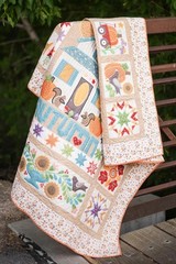Lori Holt Autumn Love Quilt – in-The-Hoop Machine Embroidery Project – 3 Quilt S