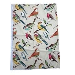 Richloom Birdwatcher Summer Bird Fabric Sew Craft Nature Rustic Woodland Cabinco