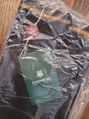 DORMEUIL Black Plain 100% Wool (838520) 2.60m X 150cm
