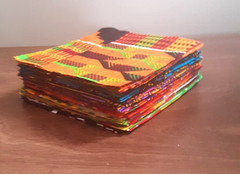 100 Squares African Fabric 4x4in. Quilting Scraps Sewing Crafts 100%Cotton